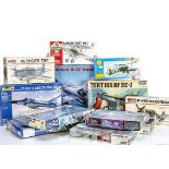 1:48 Aircraft Kits, by various makers including Lindberg No.72562, Hobby Craft HC1573, Monogram