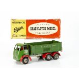 A Shackleton Mechanical Foden F.G.6 Tipper, green cab and tipper, grey chassis, red mudguards,