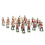 Ducal 24 pce Light Infantry Band, VG,