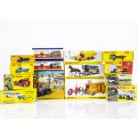 Atlas Edition Dinky Toy Commercials, including 434 Bedford T.K Crash Truck, 412 Austin Wagon, 514