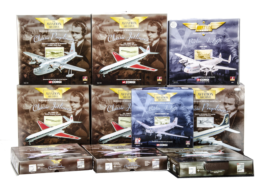 Corgi Aviation Archive, a boxed collection of 1:144 scale models comprising, Berlin Airlift 47111