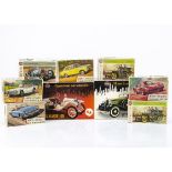 1960s-70s Airfix 1:25 & 1:32 Car Kits, 1:25 1914 Stutz Bearcat, 1932 Chrysler Imperial, 1:32 Ferrari