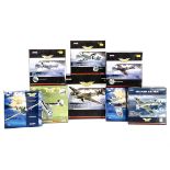 Corgi Aviation Archive WWII Aircraft, eight boxed examples 1:72 scale, AA39203 Spitfire, AA38704