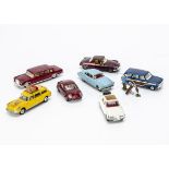 Corgi Toy Cars, 275 Rover 2000, white body, 259 LeDandy Coupe, 440 Ford Consul Cortina Estate,
