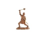 Roy Selwyn-Smith original wax master for Selwyn Miniatures foot knight parrying, subsequently