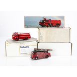 White Metal, Resin & Plastic Fire Engine Models, white metal Smith Autos 1:48 Dennis Rear Pump,