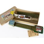 A Gescha Tinplate Clockwork 'Universal Transport Station' Toy Nr.80/3, comprising loco with two