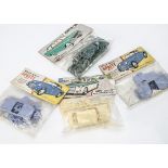 1960s Bagged Airfix 1:32 Car Kits, Austin Healey Sprite Mark 1 (2), M.G 1100 Saloon, Ford Zodiac