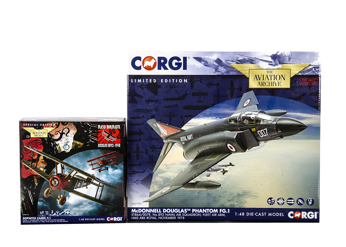Corgi Aviation Archive, two boxed 1:48 scale limited edition examples AA27901 McDonnell Douglas