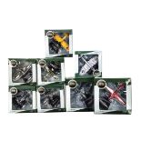 Oxford Aviation Front Line Fighters 1:72 Scale Aircraft, a boxed group of eight WWII and later