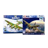 Corgi Aviation Archive WWII Aircraft, two boxed examples 1:72 scale Avro Lancasters AA32605 Europe