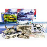 Military & Aircraft Kits, 1:48 Trumpeter No.02814 Fw200C-4 "Condor", Italeri No.2656, No.2637,