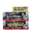 Corgi and Ultimate Soldier Plastic WWII Aircraft Models, a boxed group all with snap on wings and