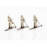 Britains loose Ski Trooper from set 2037 (3), all slightly playworn with paint loss but complete (