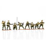 King & Country Vietnam series 'The Marines' 4pce sets A and B, figures VG, boxes complete but very
