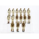 Vintage Star Wars Hoth Rebel Soldier & Rebel Commander Action Figures, seven Soldiers, eight