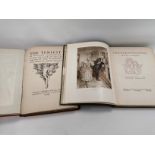 Two antiquarian books 'The Vicar of Wakefield' by Oliver Goldsmith illustrated by Arthur Rackham,