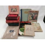An assortment of children's books to include 'an untearable' cloth and paper formed 'Punch and Judy'