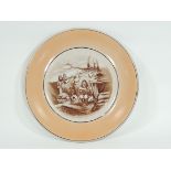 A Bruce Bairnsfather plate by Grimwades pottery Staffordshire, of WW1 and women's social history