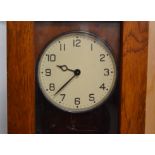 A Blick-Electric regulator-type wall-mounted Master Clock,