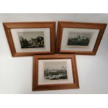 Three framed topographical prints of India, Three framed topographical prints of India,