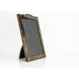 A large Art Deco period photograph frame, 45.5cm x 31.2cm, with oak back and stand, internal
