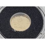 A small modern Cook Island one Dollar gold coin, dated 2008, 0.5g