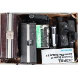 A Tray of 8mm Cine Cameras, including a Bolex 551 XL Sound, a Yashica Electro 8 LD-8, a Bell and