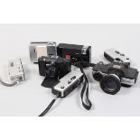 Compact Cameras, a Rollei A 26, shutter fires, otherwise untested, with untested C26 flash, A