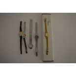 A collection of ladies and men's wristwatches including, Five ladies watches, including a