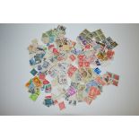 A large quantity of bagged stamps, including British, Commonwealth and World examples. (3 Boxes)