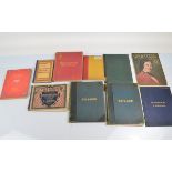 A collection of classical sheet music, all bound in late 19th/ early 20th century including Handel's