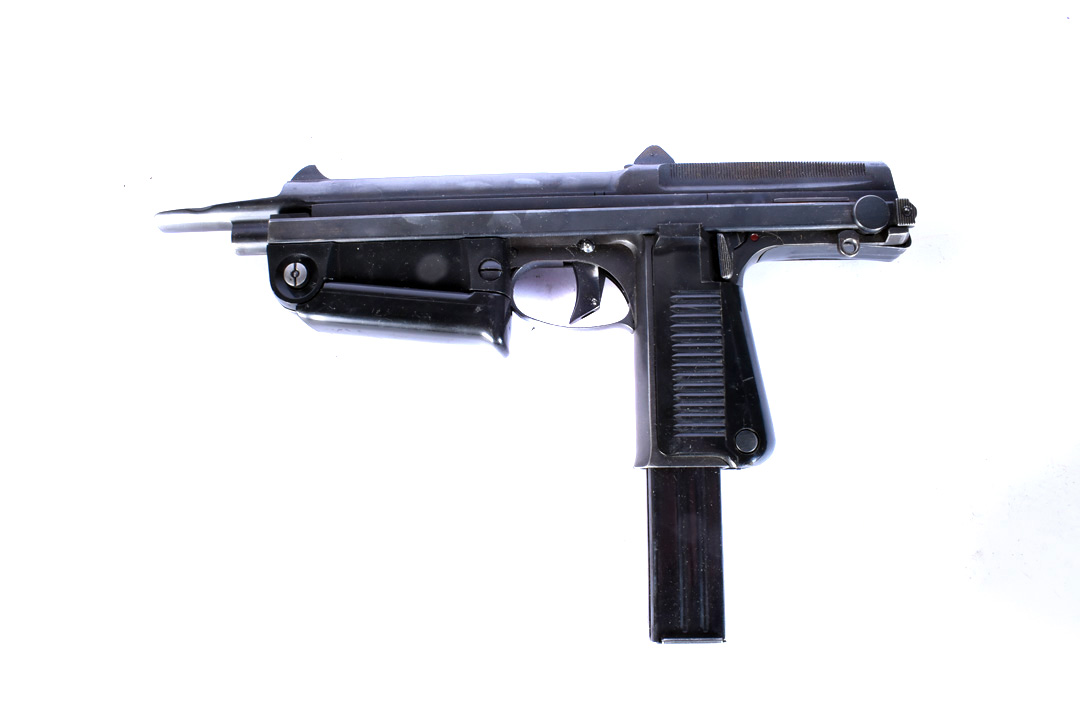 A Deactivated PM-63 Polish sub machine gun, combining the characteristics of a self loading pistol - Image 3 of 6