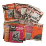 Television magazine, seven issues including Vol 1 Nos. 1, 2 & 3, 1928 and others 1931-1938