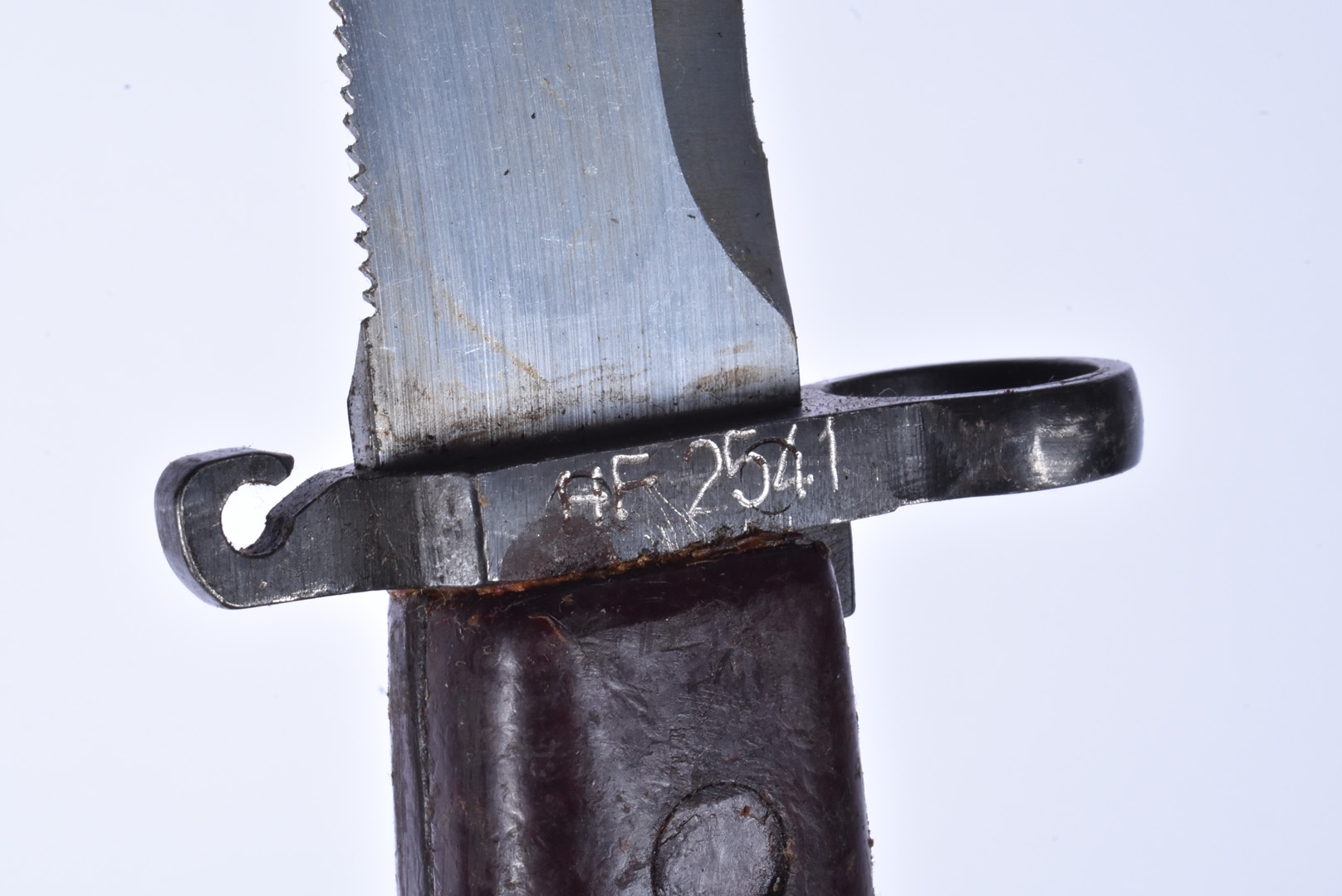 Two AK47 bayonets and scabbards, both with wire cutters, matching numbers, HF2329 and HF2541, - Image 9 of 10