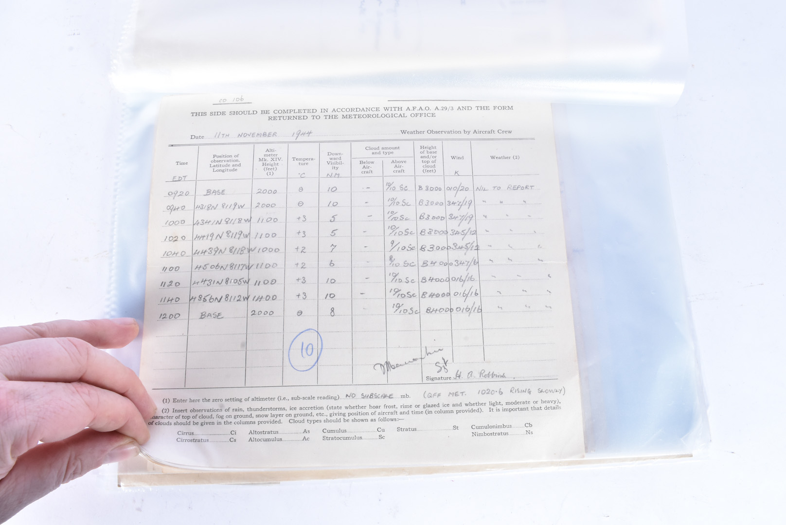 A WWII Canadian Air Force medal group and Flight log book, for H.A.W Robbins (1608488), dated - Bild 23 aus 30