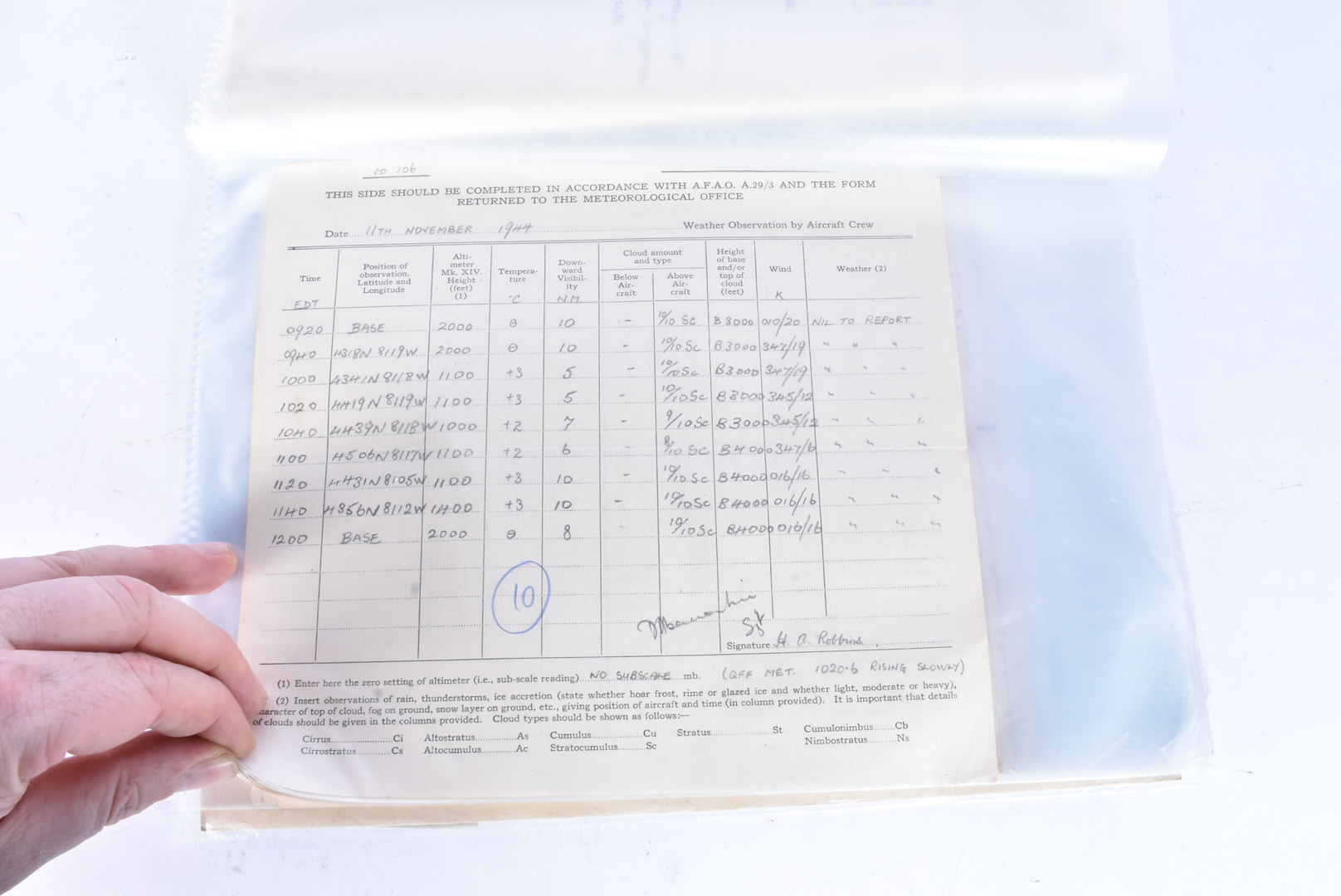 A WWII Canadian Air Force medal group and Flight log book, for H.A.W Robbins (1608488), dated - Bild 24 aus 30