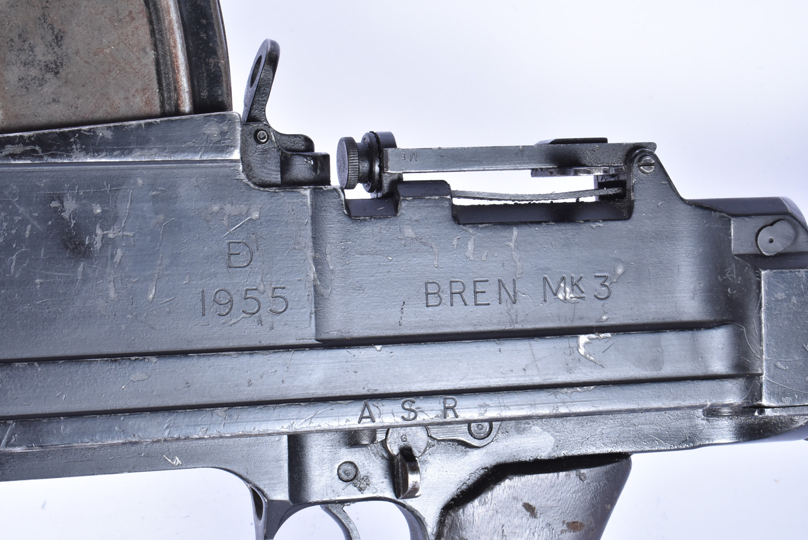 A British Deactivated Bren MkIII .303 light machine gun, dated 1955, serial UE55A3633, complete with - Image 2 of 7