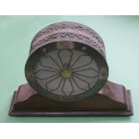 A Beco cone speaker, by British Elecrical Co Ltd, with 'antique' silver fretted surround, on