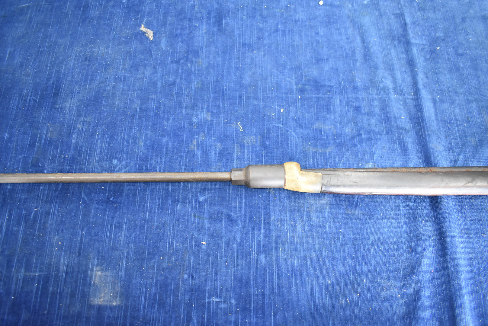 A WWII Martini Henry training rifle, with numerous markings to the barrel, with spring loaded end - Image 5 of 6