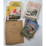 Radio & related magazines, T & R Bulletin, various issues, 1934-7; Newnes Complete Electrical