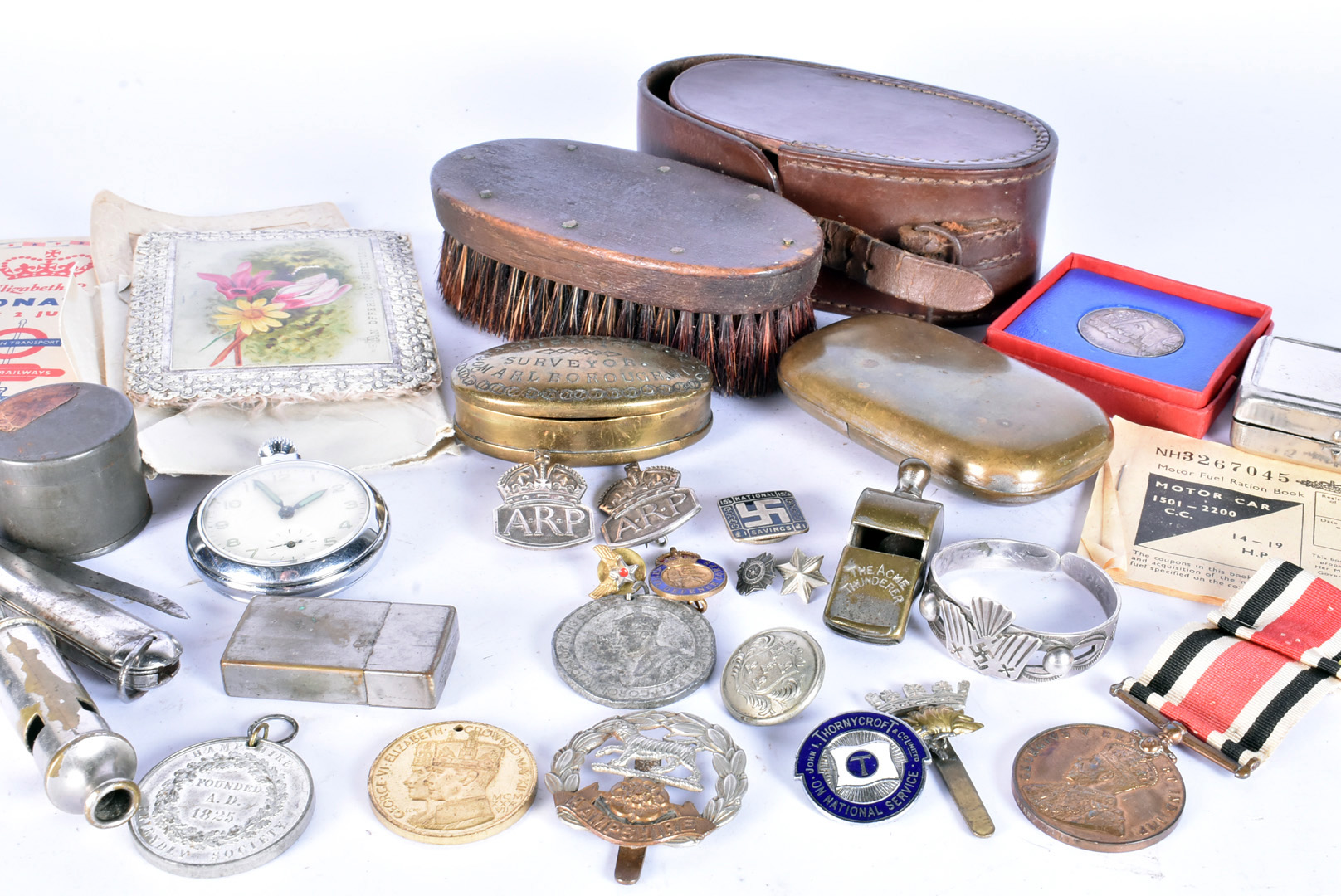 A selection of various items, to include A Faithful Service Special Constabulary medal, awarded to