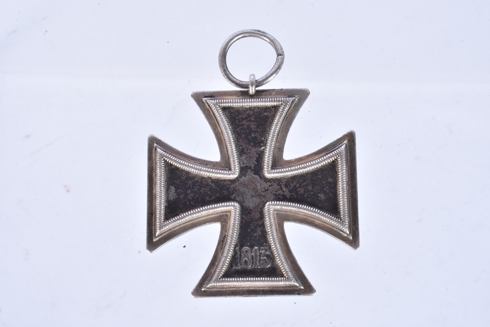 A WWII German Iron Cross 2nd Class, two piece construction with magnetic centre, indistinctly marked - Bild 5 aus 9