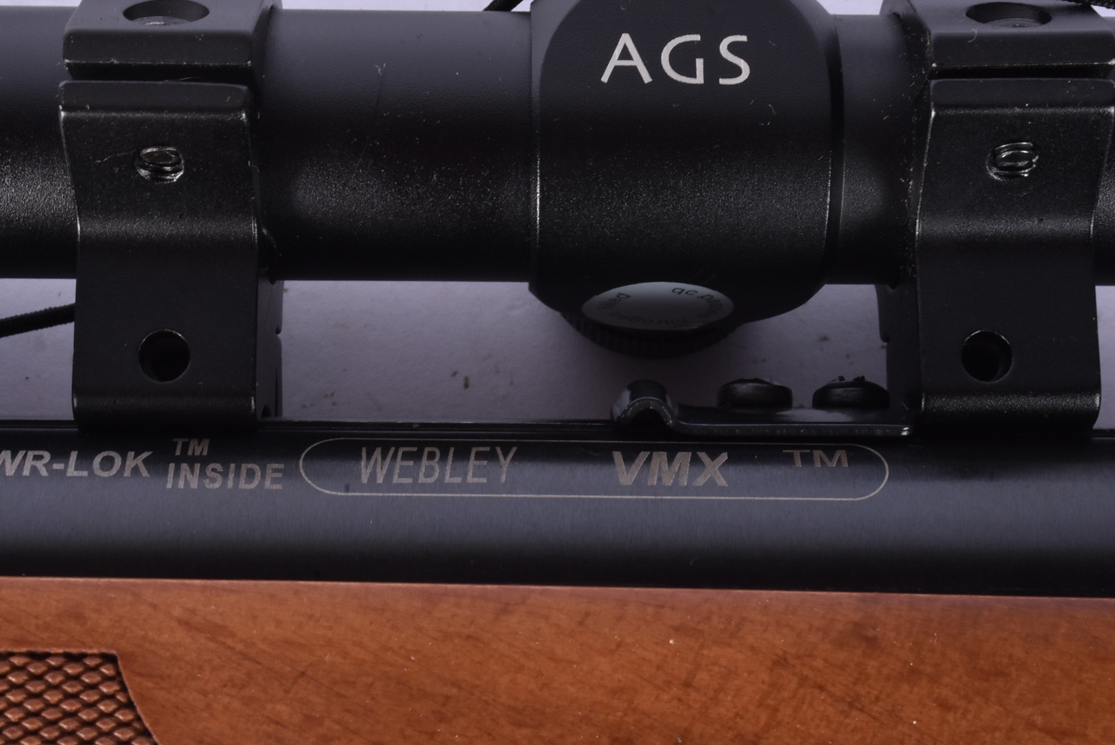 A Webley & Scott Power-Lok VMX air rifle, .177-4.5 cal, in brown, marked 0918 23869, complete with - Image 7 of 12