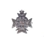 A silver-plated Most Honourable Order of the Bath badge, bearing the motto 'Tria Juncta In Uno' to