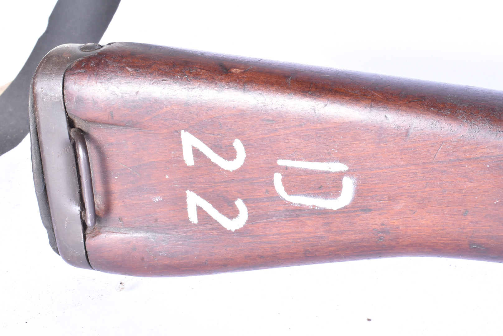 A Deactivated Lee Enfield Bolt Action Rifle Grenade Launcher Conversion, serial AX2502, complete - Image 2 of 5