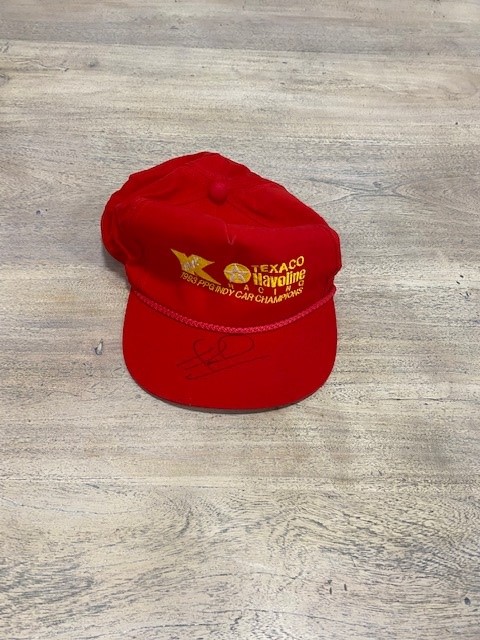 Signed 1993 Red baseball cap, signed by F1 Legend, Micheal Schumacher