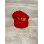 Signed 1993 Red baseball cap, signed by F1 Legend, Micheal Schumacher