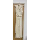 Sleeveless wedding dress, designed by L.O.V.E size 16, plus 2 pairs of ladies cocktail dress