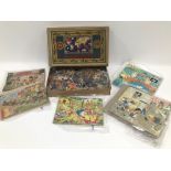 An Imperial & International Communications Limited wooden map of the world jigsaw puzzle, together